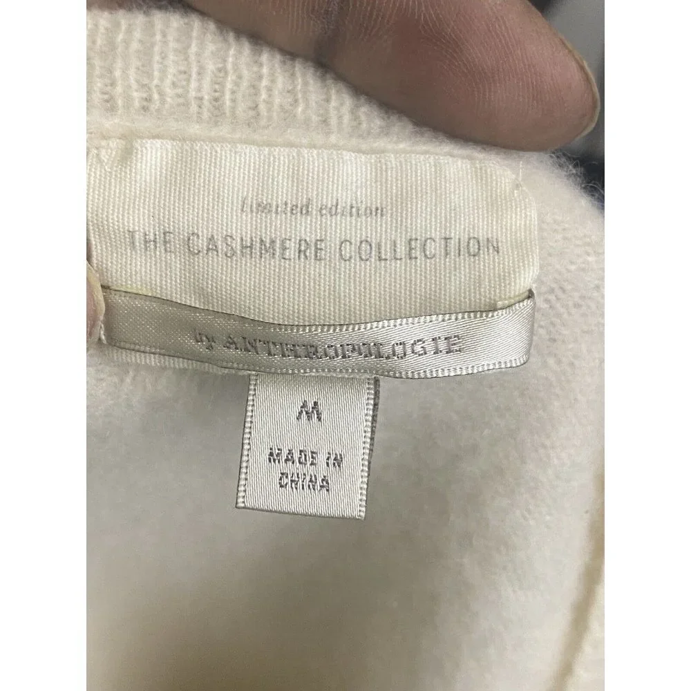 Anthropologie‎ Womens The Cashmere Collection V-neck Limited Edition Sweater M